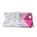 iPhone SE 2022 / SE 2020 / 8 / 7 Painted Pattern Horizontal Flip Leather Case with Holder & Card Slots & Photo Frame - Smoke Marble