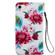 iPhone SE 2022 / SE 2020 / 8 / 7 Painted Pattern Horizontal Flip Leather Case with Holder & Card Slots & Photo Frame - Peacock Flower