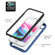iPhone SE 2022 / SE 2020 / 8 / 7 / 6s / 6 Starry Sky Solid Color Series Shockproof PC + TPU Protective Case with Ring Holder & Magnetic Function - Blue