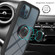 iPhone SE 2022 / SE 2020 / 8 / 7 / 6s / 6 Starry Sky Solid Color Series Shockproof PC + TPU Protective Case with Ring Holder & Magnetic Function - Black