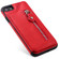 iPhone SE 2022 / SE 2020 / 8 / 7 Solid Color Double Buckle Zipper Shockproof Protective Case - Red