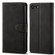 iPhone SE 2022 / SE 2020 / 8 / 7 Frosted Anti-theft Brush Horizontal Flip Leather Case with Holder & Card Slots & Wallet - Black