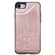 iPhone SE 2022 / SE 2020 / 8 / 7 Skull Head Embossing Pattern Shockproof Protective Case with Holder & Card Slots & Wallet - Rose Gold