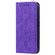 iPhone SE 2022 / SE 2020 / 8 / 7 Lucky Flowers Embossing Pattern Magnetic Horizontal Flip Leather Case with Holder & Card Slots - Purple