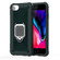 iPhone SE 2022 / SE 2020 / 8 / 7 Carbon Fiber Protective Case with 360 Degree Rotating Ring Holder - Green