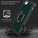 iPhone SE 2022 / SE 2020 / 8 / 7 Carbon Fiber Protective Case with 360 Degree Rotating Ring Holder - Green