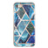 iPhone SE 2022 / SE 2020 / 8 / 7 Electroplated Marble Pattern TPU Phone Case - Blue and Green
