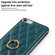 iPhone SE 2020 / SE 2022 / 7 / 8 Rhombic PU Leather Phone Case with Ring Holder - Green
