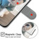 iPhone SE 2022 / SE 2020 / 8 / 7 Voltage Colored Drawing Magnetic Clasp Horizontal Flip PU Leather Case with Holder & Card Slots - C15 Blue Sweater White Cat