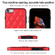 iPhone SE 2020 / SE 2022 / 7 / 8 Rhombic PU Leather Phone Case with Ring Holder - Red
