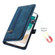 iPhone 8 / 7 / SE 2020 2022 Zipper Card Slot Buckle Wallet Leather Phone Case - Blue