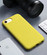 iPhone7 & 8 Starry Series Shockproof Straw Material + TPU Protective Case - Yellow