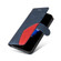 iPhone SE 2022 / SE 2020 / 8 / 7 Dual-color Splicing Horizontal Flip PU Leather Case with Holder & Card Slots & Wallet - Blue