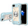 Shockproof Silicone + PC Protective Case with Dual-Ring Holder iPhone 6/6s/7/8/SE 2022 / SE 2020 - Ice Blue