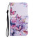 iPhone SE 2022 / SE 2020 / 8 / 7 Painted Pattern Horizontal Flip Leather Case with Holder & Card Slot & Wallet - Bright Butterfly