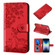 iPhone SE 2022 / SE 2020 / 8 / 7 Sika Deer Embossing Pattern Horizontal Flip PU Leather Case with Holder & Card Slot & Wallet & Photo Frame - Red