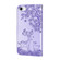 iPhone SE 2022 / SE 2020 / 8 / 7 Sika Deer Embossing Pattern Horizontal Flip PU Leather Case with Holder & Card Slot & Wallet & Photo Frame - Purple