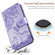 iPhone SE 2022 / SE 2020 / 8 / 7 Sika Deer Embossing Pattern Horizontal Flip PU Leather Case with Holder & Card Slot & Wallet & Photo Frame - Purple