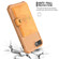 iPhone SE 2022 / SE 2020 / 8 / 7 Magnetic Wallet Card Bag Leather Case - Brown