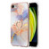 iPhone SE 2022 / SE 2020 / 8 / 7 Electroplating Pattern IMD TPU Shockproof Case with Rhinestone Ring Holder - Milky Way White Marble