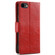 iPhone SE 2022 / SE 2020 / 8 / 7 CaseNeo Business Splicing Dual Magnetic Buckle Horizontal Flip PU Leather Case with Holder & Card Slots & Wallet - Red