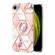 iPhone SE 2022 / SE 2020 / 8 / 7 Electroplating Splicing Marble Flower Pattern TPU Shockproof Case with Rhinestone Ring Holder - Pink Flower iPhone SE 2022 / SE 2020 / 8 / 7 Electroplating Splicing Marble Flower Pattern TPU Shockproof Case with Rhinestone Ring Holder - Pink Flower