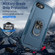 iPhone SE 2022 / SE 2020 / 8 / 7 Pioneer Armor Heavy Duty PC + TPU Holder Phone Case - Blue iPhone SE 2022 / SE 2020 / 8 / 7 Pioneer Armor Heavy Duty PC + TPU Holder Phone Case - Blue