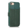 iPhone SE 2022 / SE 2020 / 8 / 7 Push Window Double Buckle PU + Silicone Horizontal Flip Leather Case with Holder & Card Slot - Green
