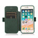 iPhone SE 2022 / SE 2020 / 8 / 7 Push Window Double Buckle PU + Silicone Horizontal Flip Leather Case with Holder & Card Slot - Green