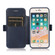 iPhone SE 2022 / SE 2020 / 8 / 7 Push Window Double Buckle PU + Silicone Horizontal Flip Leather Case with Holder & Card Slot - Blue