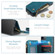 iPhone SE 2022 / SE 2020 / 7 / 8 CaseMe C20 Multifunctional RFID Leather Phone Case - Blue iPhone SE 2022 / SE 2020 / 7 / 8 CaseMe C20 Multifunctional RFID Leather Phone Case - Blue