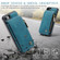 iPhone SE 2022 / SE 2020 / 7 / 8 CaseMe C20 Multifunctional RFID Leather Phone Case - Blue iPhone SE 2022 / SE 2020 / 7 / 8 CaseMe C20 Multifunctional RFID Leather Phone Case - Blue