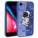 iPhone SE 2022 / SE 2020 / 8 / 7 Color Contrast Astronaut Pattern TPU Phone Case - Blue