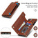 iPhone SE 2022 / SE 2020 / 8 / 7 Cross-body Square Double Buckle Flip Card Bag TPU+PU Case with Card Slots & Wallet & Photo & Strap - Brown iPhone SE 2022 / SE 2020 / 8 / 7 Cross-body Square Double Buckle Flip Card Bag TPU+PU Case with Card Slots & Wallet & Photo & Strap - Brown