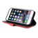 iPhone SE 2022 / SE 2020 / 8 / 7 Business Stitching-Color Horizontal Flip PU Leather Case with Holder & Card Slots & Photo Frame - Red iPhone SE 2022 / SE 2020 / 8 / 7 Business Stitching-Color Horizontal Flip PU Leather Case with Holder & Card Slots & Photo Frame - Red
