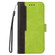 iPhone SE 2022 / SE 2020 / 8 / 7 Business Stitching-Color Horizontal Flip PU Leather Case with Holder & Card Slots & Photo Frame - Green