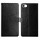 iPhone SE 2022 / SE 2020 / 8 / 7 Y Stitching Horizontal Flip Leather Phone Case with Holder & Card Slots & Wallet & Photo Frame - Black