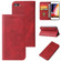 iPhone SE 2022 / SE 2020 / 8 / 7 Calf Texture Magnetic Horizontal Flip Leather Case with Holder & Card Slots & Wallet - Red