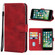 iPhone SE 2022 / SE 2020 / 8 / 7 Leather Phone Case - Red