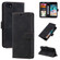 iPhone SE 2022 / SE 2020 / 8 / 7 Skin Feel Anti-theft Brush Horizontal Flip Leather Phone Case - Black