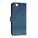 iPhone SE 2022 / SE 2020 / 8 / 7 Cubic Skin Feel Flip Leather Phone Case - Blue