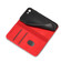 iPhone SE 2022 / SE 2020 / 8 / 7 Magnetic Dual-fold Leather Case - Red