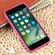 iPhone SE 2022 / SE 2020 / 7 / 8 Weave Texture Silicone Phone Case - Rose Red