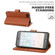 iPhone SE 2022 / SE 2020 / 8 / 7 / 6 / 6s Plain Weave Cowhide Leather Phone Case - Brown
