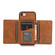 iPhone SE 2022 / SE 2020 / 8 / 7 Three-fold Leather Phone Case with Card Slot & Wallet & Holder - Brown