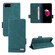 iPhone SE 2022 / SE 2020 / 8 / 7 Magnetic Clasp Leather Phone Case - Green