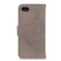iPhone SE 2022 / SE 2020 KHAZNEH Cowhide Texture PU + TPU Left and Right Open Leather Case with Bracket & Line Card and Wallet - Khaki