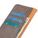 iPhone SE 2022 / SE 2020 KHAZNEH Cowhide Texture PU + TPU Left and Right Open Leather Case with Bracket & Line Card and Wallet - Khaki