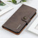 iPhone SE 2022 / SE 2020 KHAZNEH Cowhide Texture PU + TPU Left and Right Open Leather Case with Bracket & Line Card and Wallet - Khaki