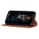iPhone SE 2022 / SE 2020 KHAZNEH Cowhide Texture PU + TPU Left and Right Open Leather Case with Bracket & Line Card and Wallet - Brown